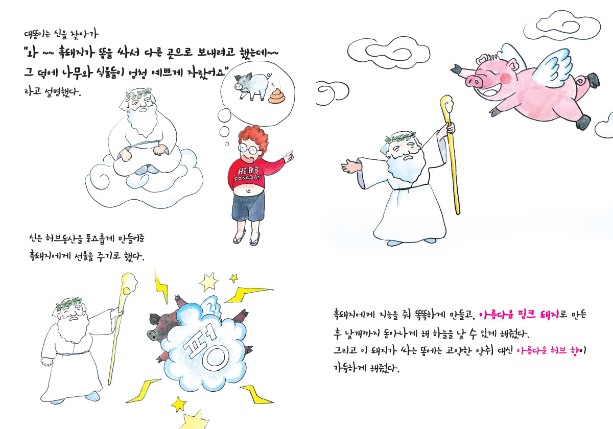 아름다운 허브동산 탄생